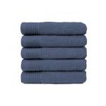 The One Handdoek 50x100 cm 450gram Denim Faded (5 stuks)