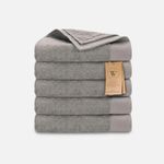 Walra Remade Cotton Handdoeken 50 x 100 cm - 550 gr/m² - Taupe - 5 stuks