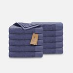 Walra Remade Cotton Handdoeken 60 x 110 cm - 550 gr/m² - Blauw - 10 stuks