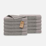 Walra Remade Cotton Handdoeken 70 x 140 cm - 550 gr/m² - Taupe - 10 stuks