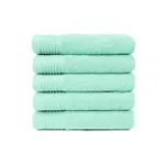 The One Handdoek 50x100 cm 450gram Mint (5 stuks)