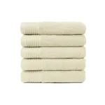 The One Handdoek 450 gram 50x100 cm Ivory (5 stuks)