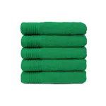 The One Handdoek 450 gram 50x100 cm Groen (5 stuks)