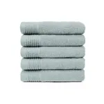 The One Handdoek 50x100 cm 450gram Licht grijs (5 stuks)