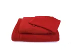 Budgetpakket badtextiel 450 gram Rood - 8 stuks