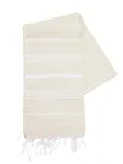The One Towelling Hamamdoek Beige/Wit