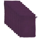 The One Washandjes Plum  - 10 stuks