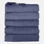 The One Handdoek 50x100 cm 450gram Denim Faded (5 stuks)