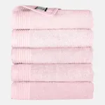 The One Handdoek 450 gram 50x100 cm Licht Roze (5 stuks)