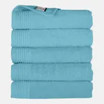 The One Handdoek 50x100 cm 450gram Petrol (5 stuks)