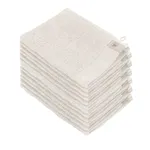 Walra Soft Cotton Washandjes 15 x 21 550gram Kiezel Grijs - 12 stuks
