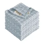 Walra Vaatdoek Dry with Cubes Jeans Blauw - 9 stuks