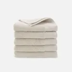 Walra Soft Cotton Handdoeken 50 x 100 cm - 550 gr/m² - Kiezel Grijs - 5 stuks