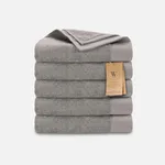 Walra Remade Cotton Handdoeken 50 x 100 cm - 550 gr/m² - Taupe - 5 stuks