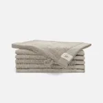 Walra Remade Cotton Washandje 16 x 21 cm 550 gram Taupe - 6 stuks