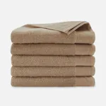 Walra Soft Cotton Handdoek 70 x 140 cm 550 gram Bruin - 5 stuks