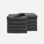 Walra Soft Cotton Handdoeken 50 x 100 cm - 550 gr/m² - Antraciet - 10 stuks