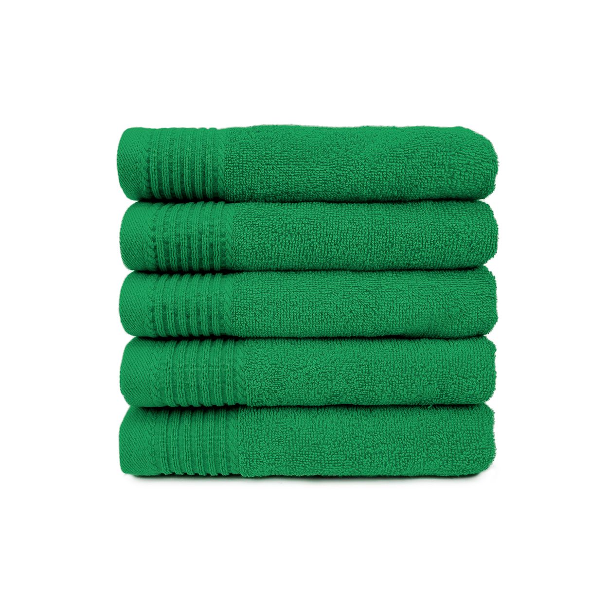 The One Badhanddoek 450 gram 70x140 Groen (5 stuks)