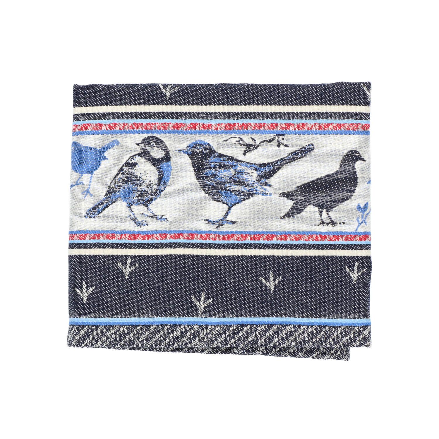 Bunzlau Castle Keukentextiel Set Birds Donkerblauw