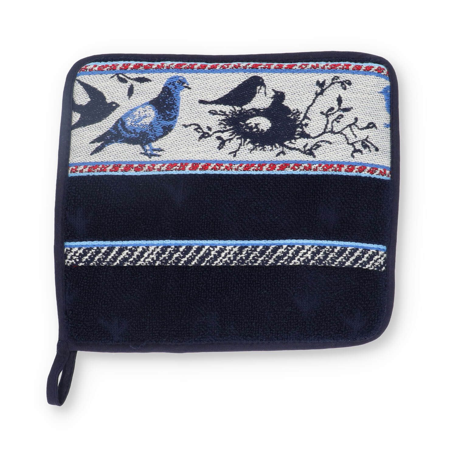 Bunzlau Castle Keukentextiel Set Birds Donkerblauw