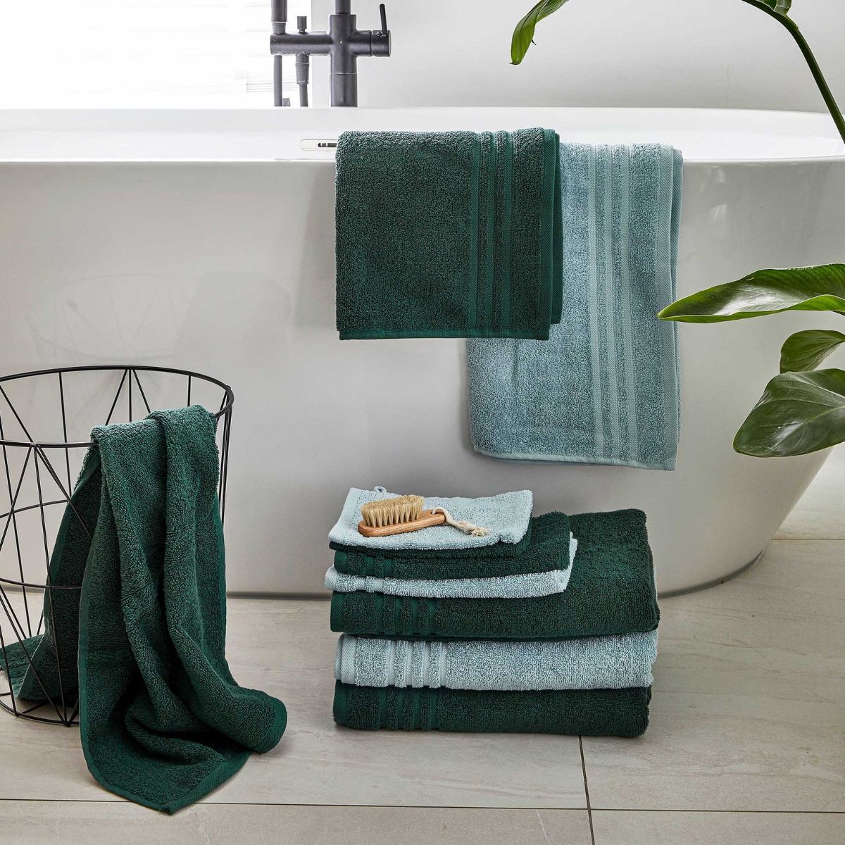 Byrklund Handdoek 50x100 cm 500gram Jade - 10 stuks