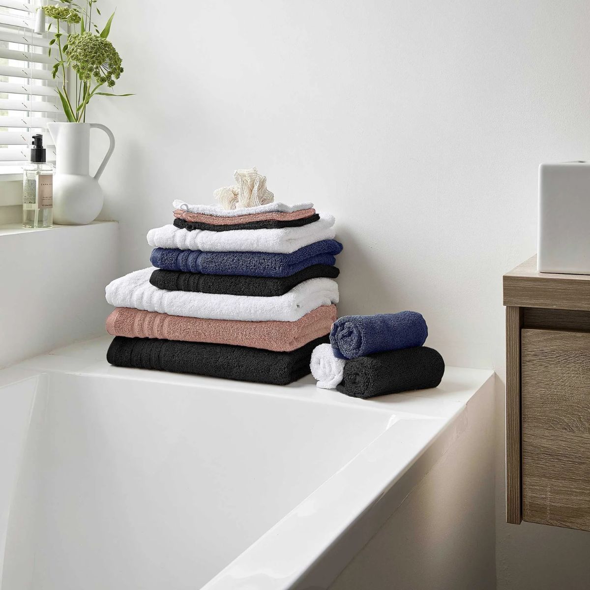 Byrklund Washand 16x21 cm 500gram Donkerblauw - 12 stuks