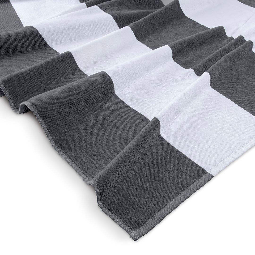 Clyr Strandlaken Sturdy Stripes 100x180 cm Siberian Anthracite