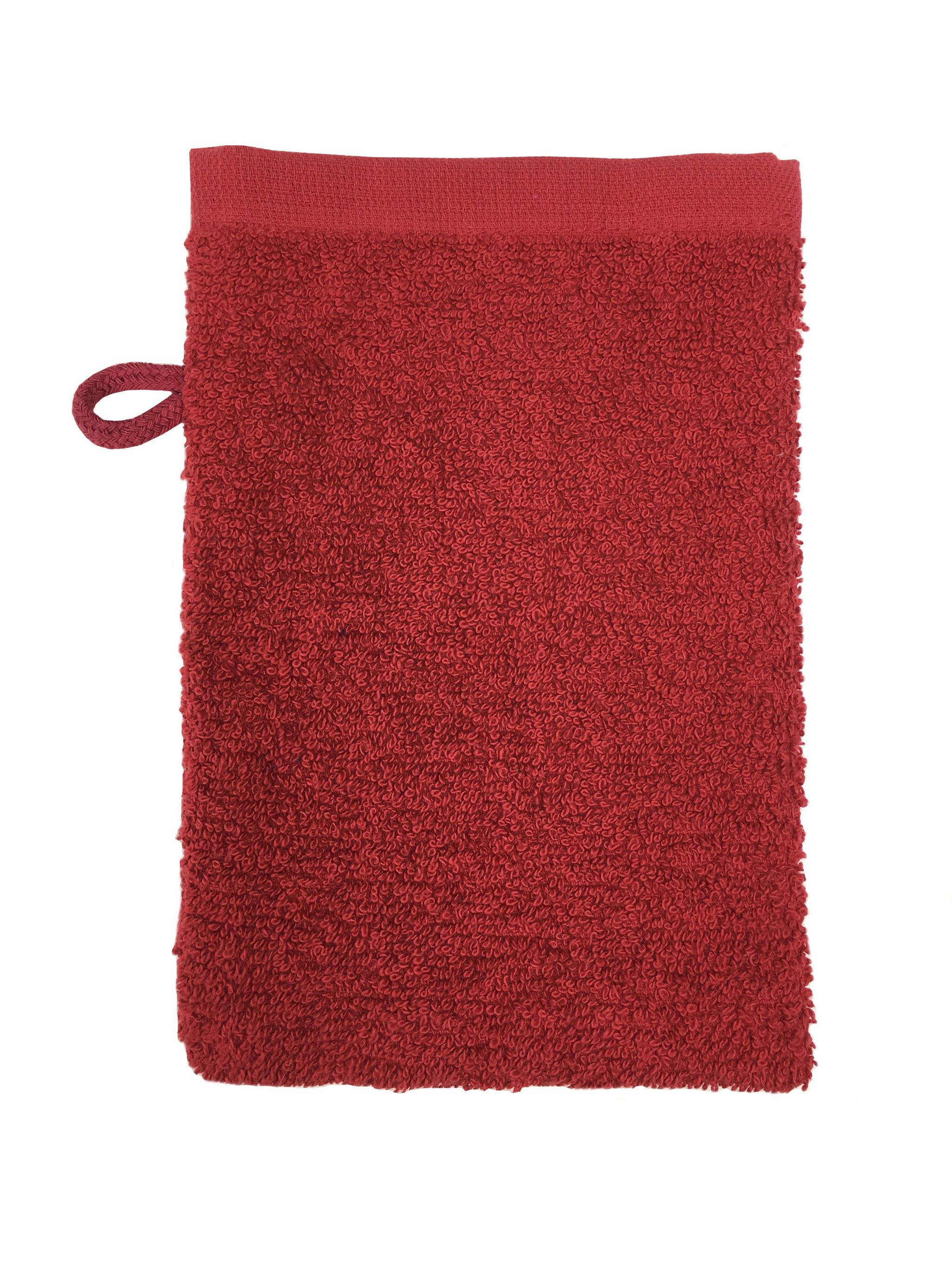 The One Washandjes Burgundy - 10 stuks
