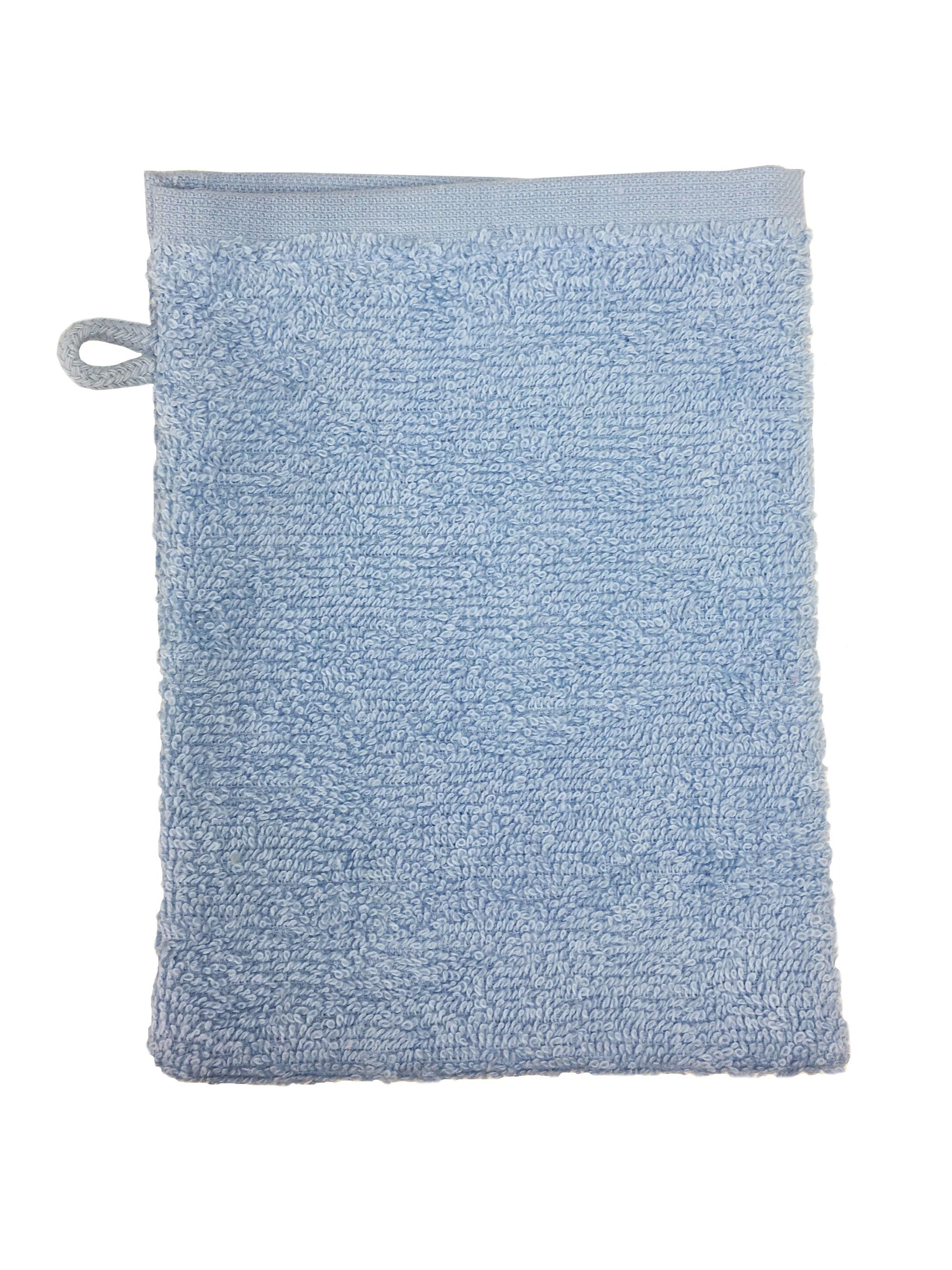 The One Washandjes Licht Blauw - 10 stuks