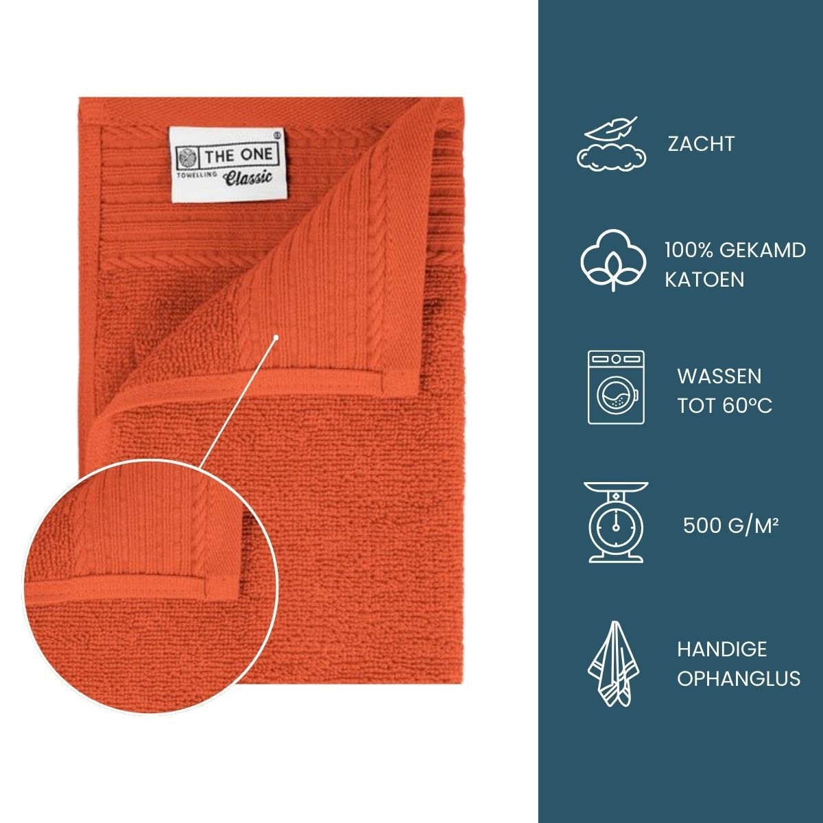 The One Gastendoek 30x50 cm 500 gram Terra Spice