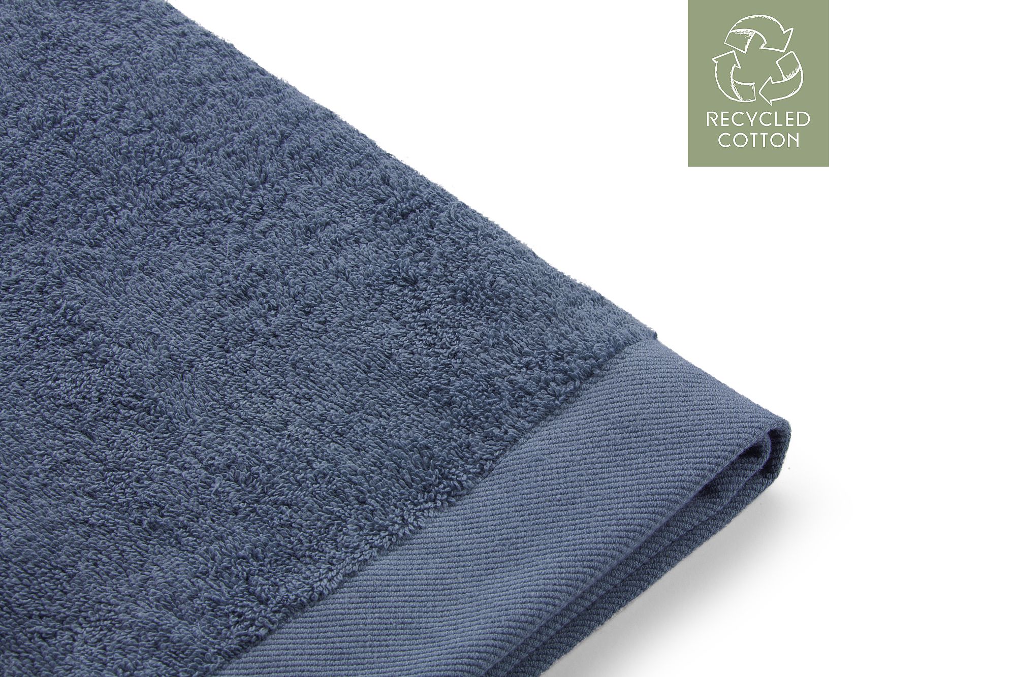 Walra Remade Cotton Handdoek 50 x 100 cm 550 gram Blauw