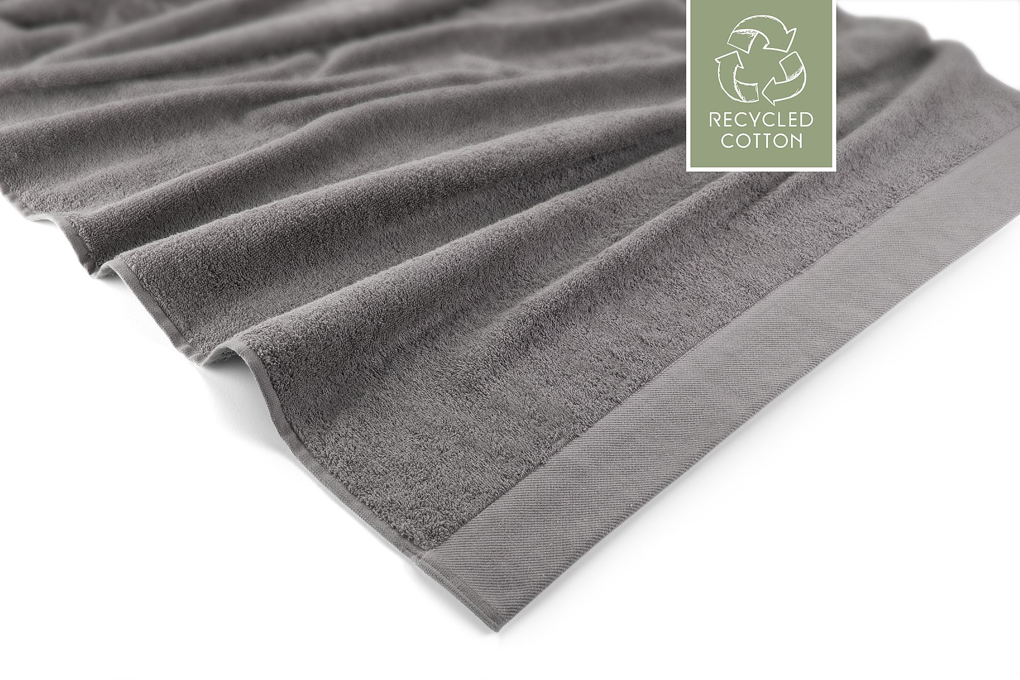 Walra Remade Cotton Handdoek 70 x 140 cm 550 gram Taupe