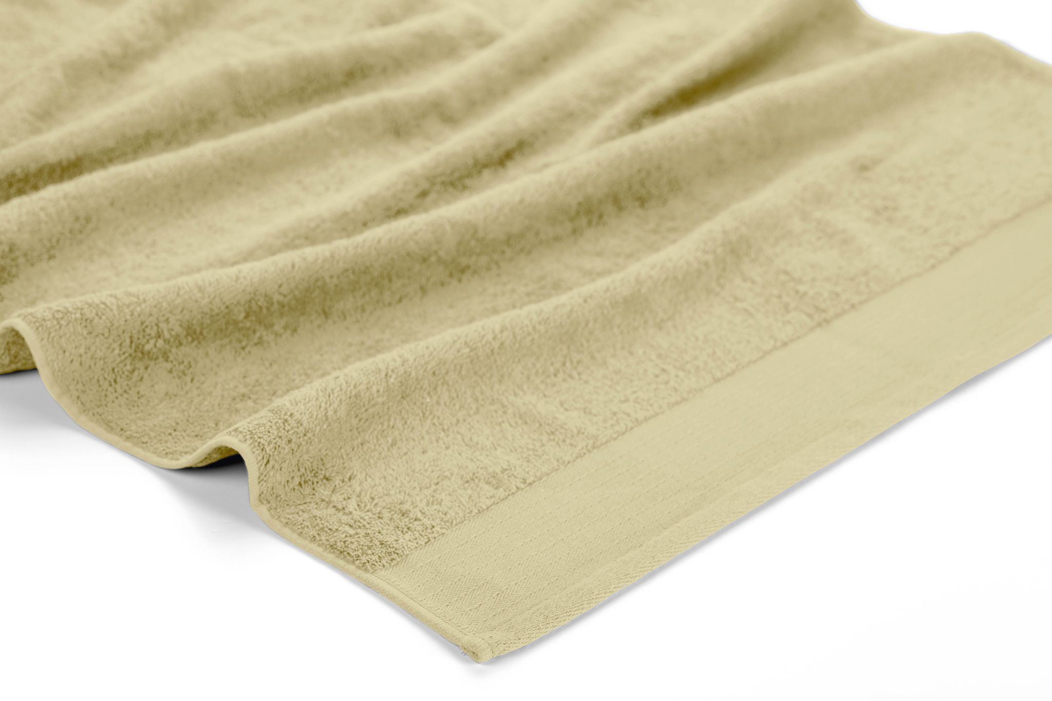 Walra Soft Cotton Handdoek 70 x 140 cm 550 gram Maisgeel - 4 stuks
