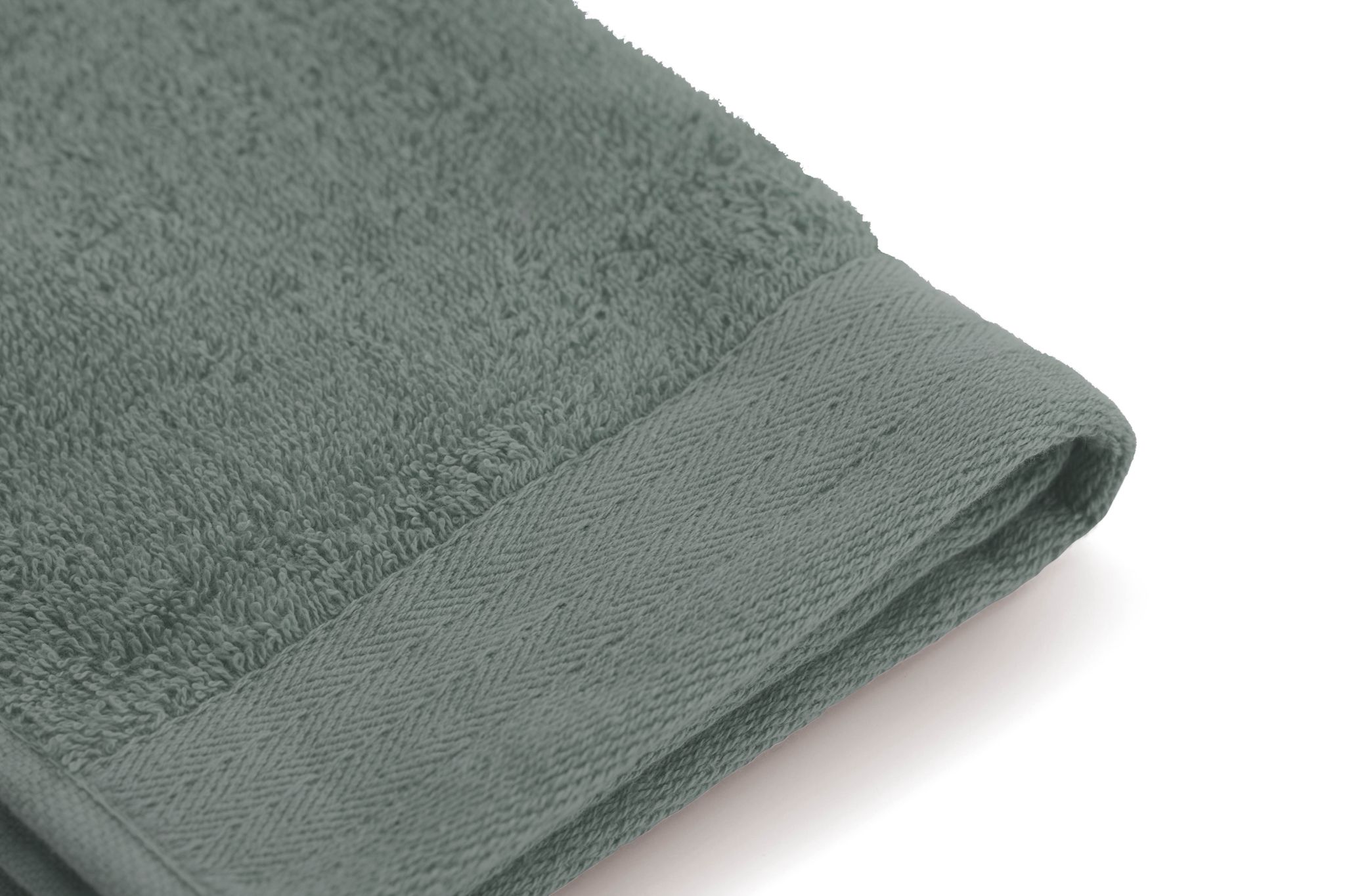 Walra Soft Cotton Gastendoekje 30 x 50 cm 550 gram Legergroen - 2 stuks