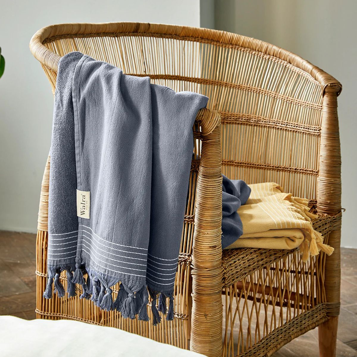 Walra Hamamdoek Soft Cotton 100x180cm Donkerblauw
