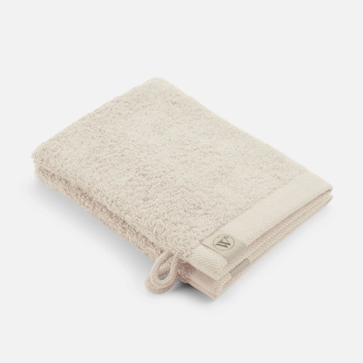 Walra Remade Cotton Washandje 16 x 21 cm - 550 gr/m  - Beige- 6 stuks