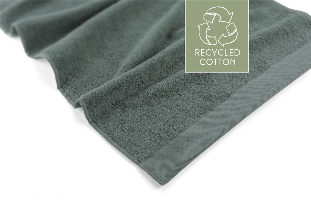 Walra Remade Cotton Handdoek 60 x 110 cm 550 gram Donker Groen