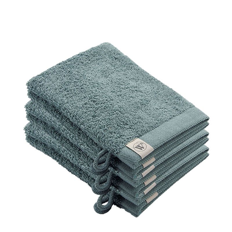 Walra Remade Cotton Washandje 16 x 21 cm 550 gram Jade - 6 stuks