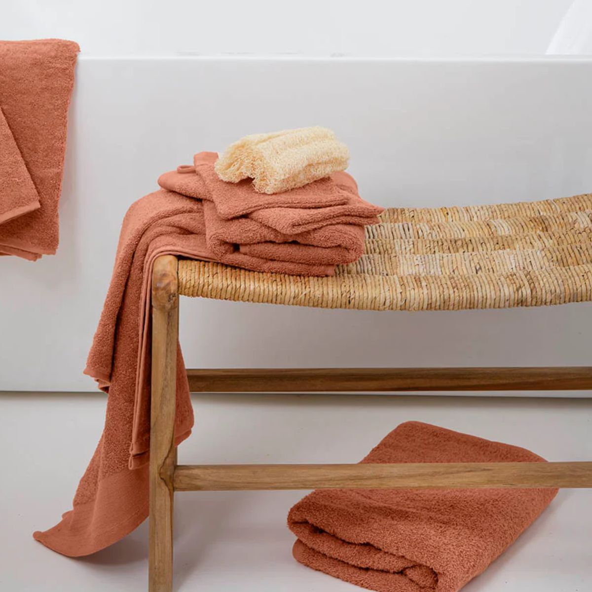 Walra Soft Cotton Handdoek 60 x 110 cm 550 gram Terra - 6 stuks
