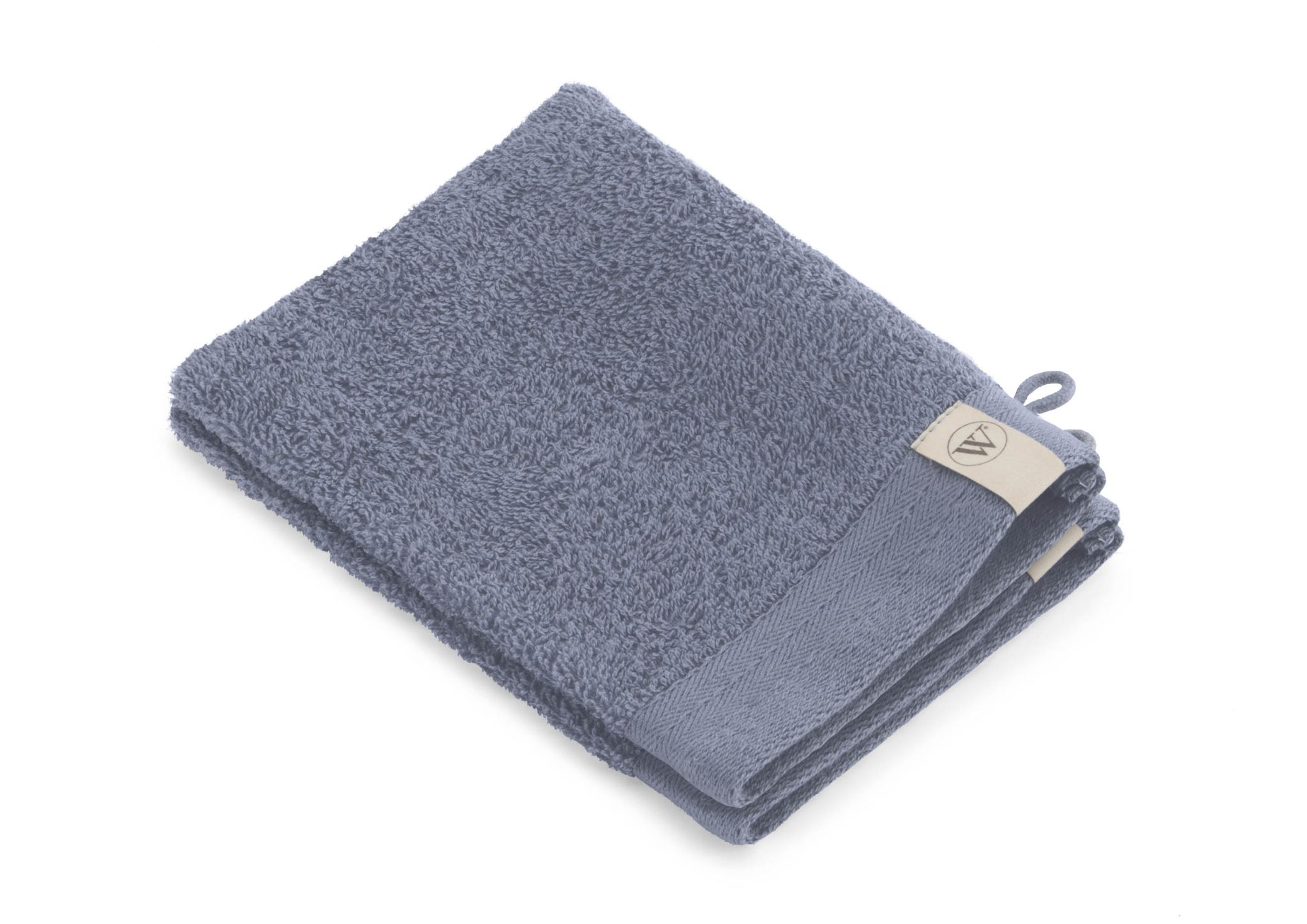 Walra Soft Cotton Washandje 16 x 21 cm 550 gram Indigo - 2 stuks