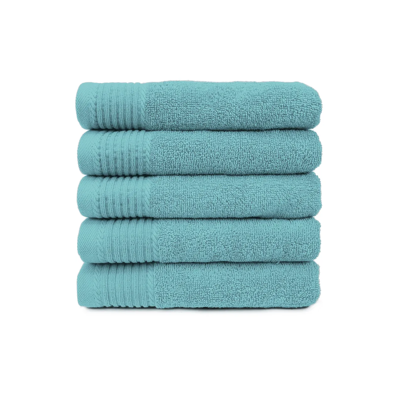 The One Badhanddoek 450 gram 70x140 cm Petrol (5 stuks)