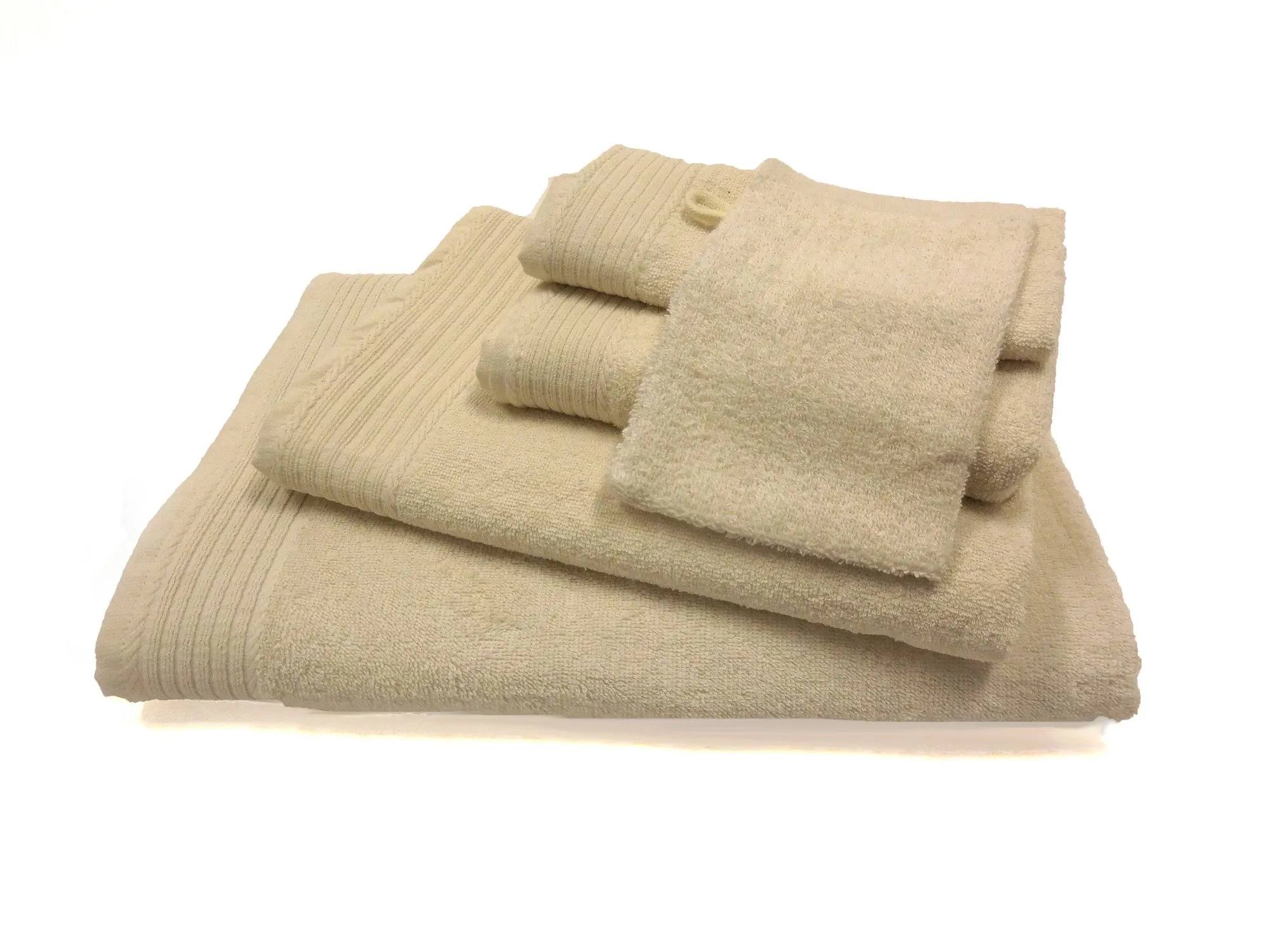 The One basic pakket badtextiel 450 gram Ivory - 18 stuks