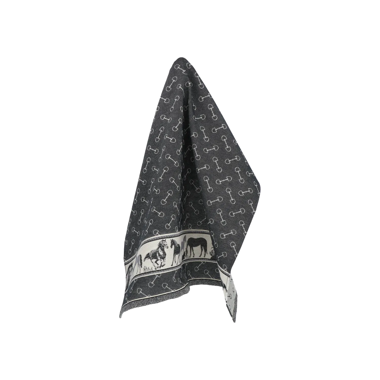Bunzlau Castle Keukentextiel Set Horse Zwart