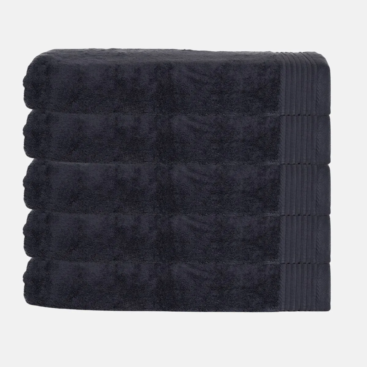 The One Handdoek Deluxe 50x100  550 gr Antraciet (5 stuks)