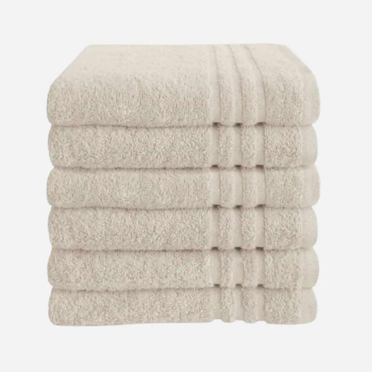 Byrklund Handdoek 50x100 cm 500gram Beige - 6 stuks