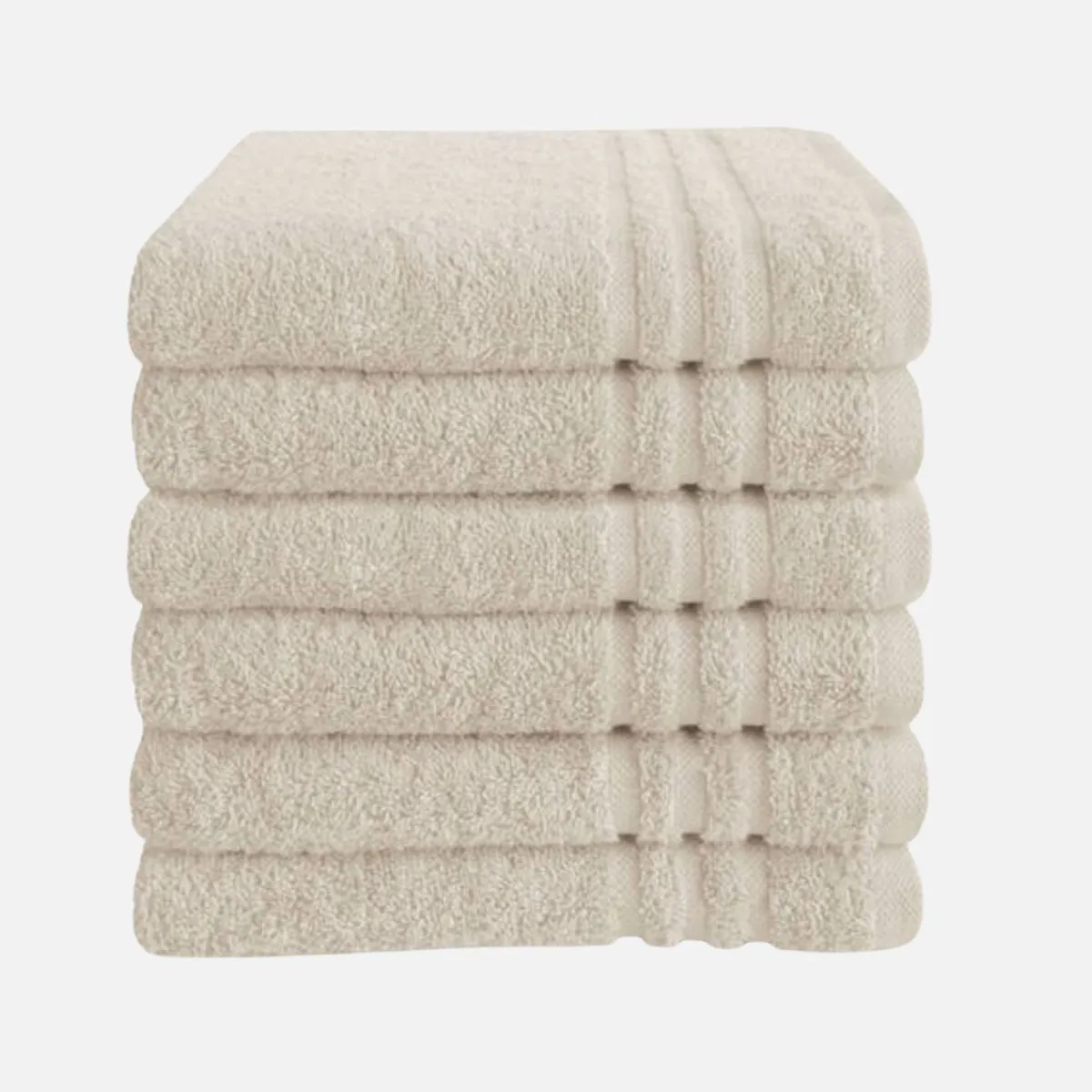 Byrklund Handdoek 70x140 cm 500gram Beige - 6 stuks