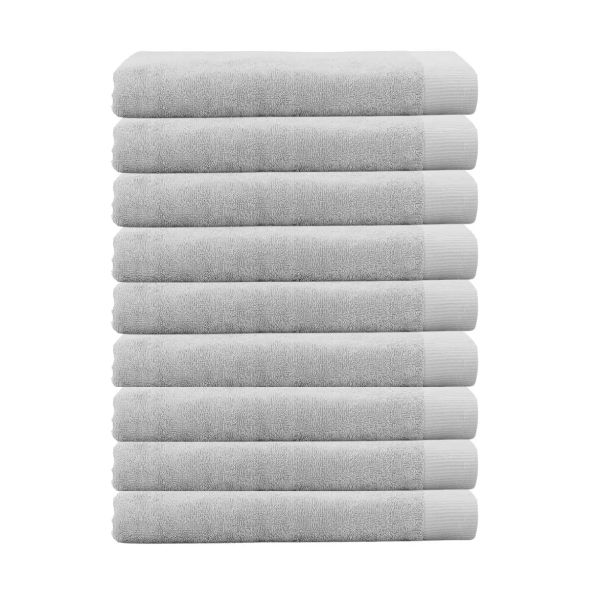 Cinderella Handdoek Weekend 70x140 cm 550 gr Licht Grijs - 9 stuks