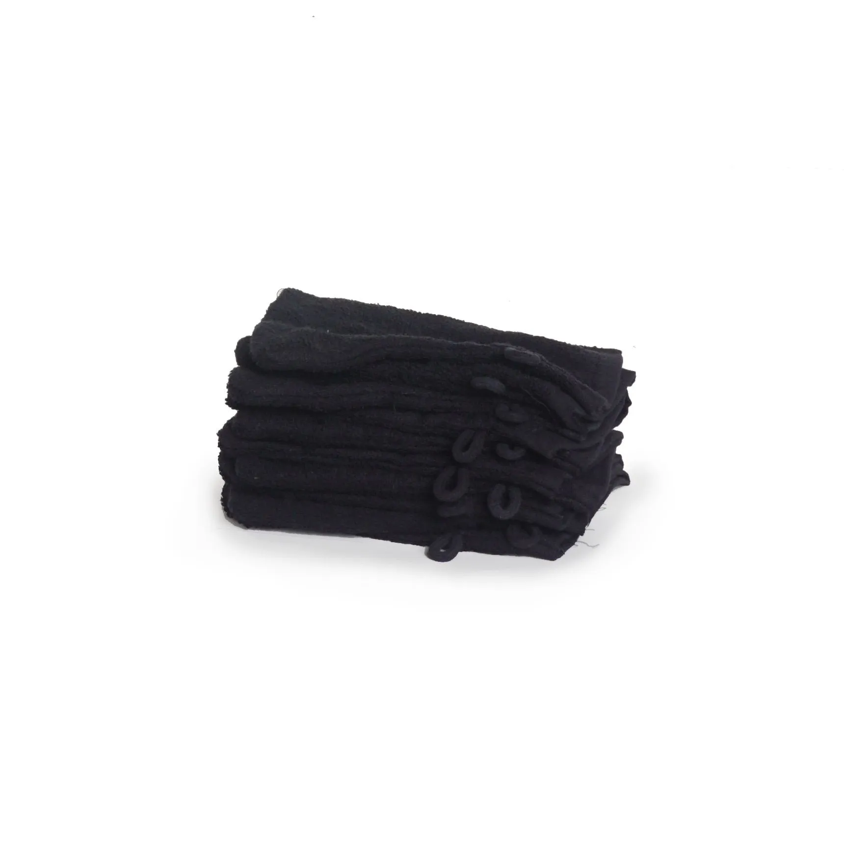 The One Washandjes Zwart - 10 stuks