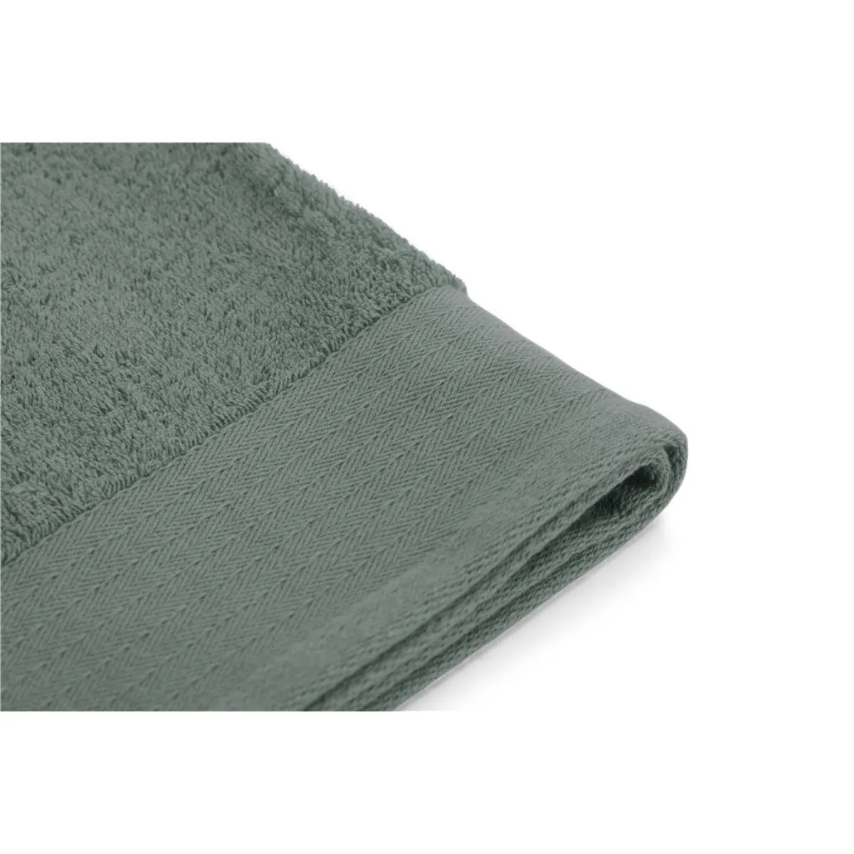 Walra Soft Cotton Handdoeken 70 x 140 cm - 550 gr/m² - Legergroen - 10 stuks