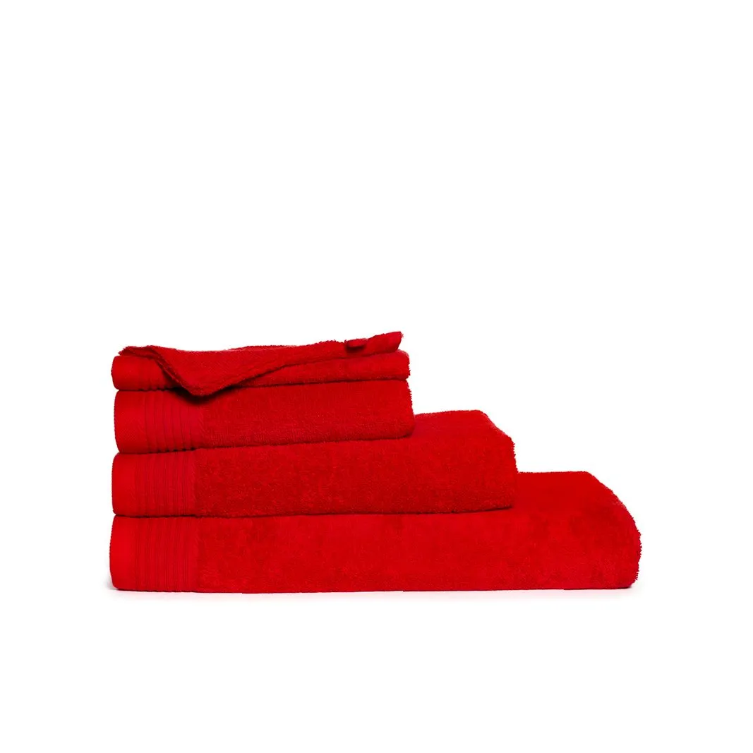 The One Handdoek 450 gram 50x100 cm Rood